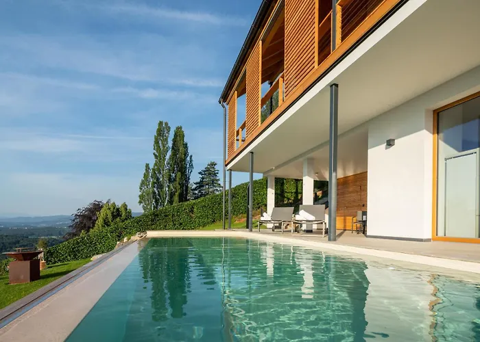 Steirerblicke - Domizil Mit Pool Vochera am Weinberg